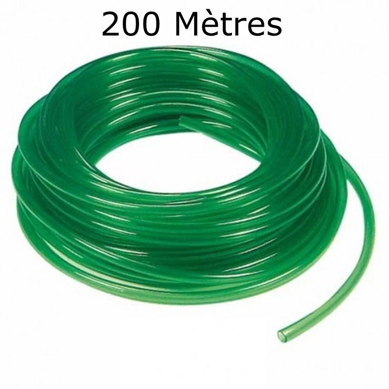 200 mètres de tuyau VERT 4/6 mm pour pompe à air aquarium et bassin - Le  Poisson Qui Jardine