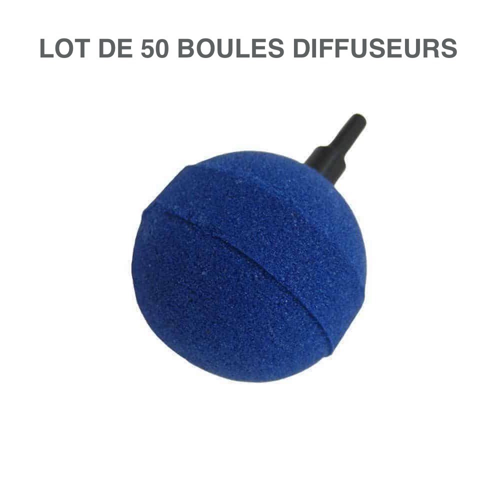 50 diffuseurs d'air bassin ( boule ) sphèriques pour aérer les bassins de jardin : 5 cm