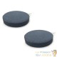 Lot de 2 diffuseurs d'air Plaque ronde 8 cm pour bassins de jardin