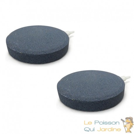 Lot de 2 diffuseurs d'air plaque ronde 10 cm pour bassins de jardin