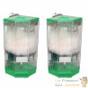 Lot de 2 filtres de coin JUMBO sur pompe à air pour aquariums
