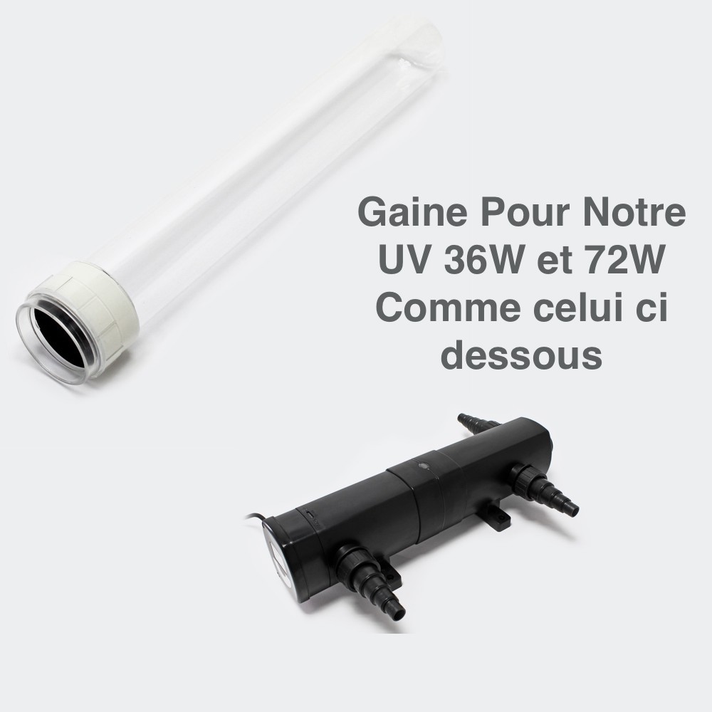 Gaine De Quartz Pour Notre UV Stérilisateur Bassin 36 Watts