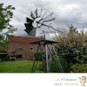 Éolienne Décorative U.S En Métal Pour Jardin, Style Éolienne Américaine