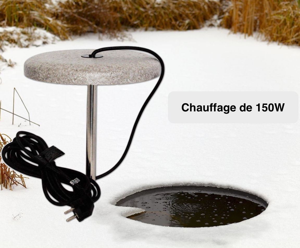 Chauffage Bassin 150W. Pour Empêcher La Glace De Se Former Sur L