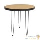 4 Pieds De Table Avec Protection, Noir, 86 cm, Design Loft, Industriel