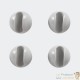 4 Pieds De Tables, Avec Protection, Acier, 20 cm De Haut. Design, Loft