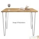 4 Pieds De Table, Avec Protections, Acier, 36 cm De Haut. Design, Loft