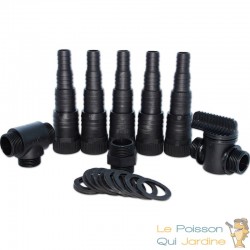 5 mètres tuyau 25 mm PVC résistant Noir 330 gr/m pour bassin - Le Poisson  Qui Jardine