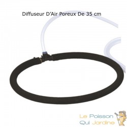 Diffuseur D'Air Poreux 35 cm Pour Bassins De Jardin + Tuyau