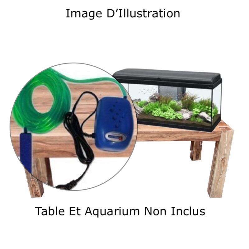 Pack Aération 100, Pour Aquariums, Jusqu'à 100 Litres, Kit Complet Le
