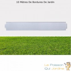 Bordures De Jardin, En Métal, À Clipser, Longueur De 10 Mètres.