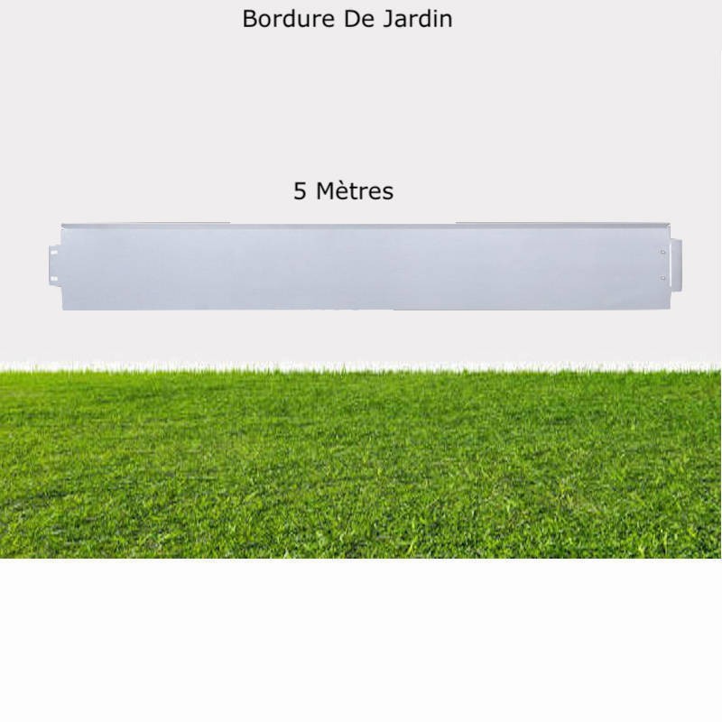 Bordures De Jardin, En Métal, À Clipser, Longueur De 5 Mètres.