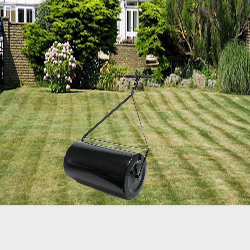 Rouleau À Gazon 60 cm Métal Manuel Ou Pour Tondeuse Autoportée Le