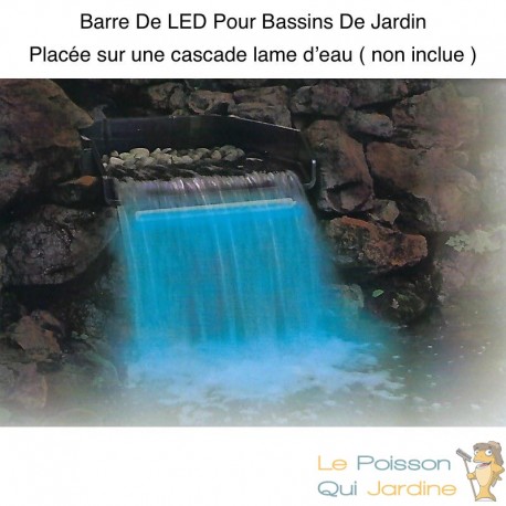 Barre LED 30 cm Pour Bassins Et Cascades De Jardin. Éclairage Étanche