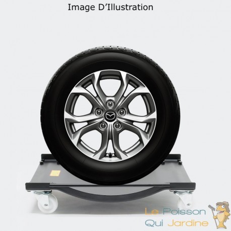 2 X Plateau Roulant Chariot De Déplacement, Jusqu'à 450 Kg