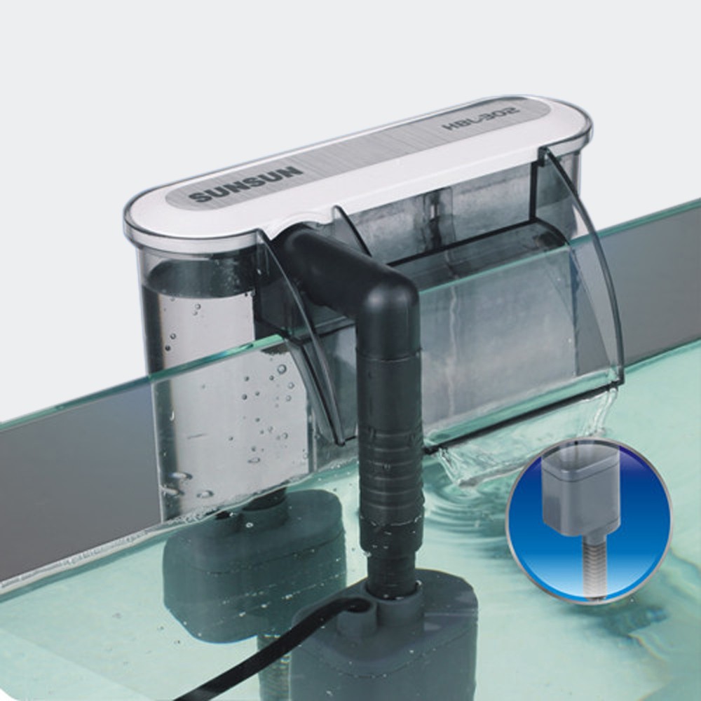 Filtre Suspendu 350/h pour aquarium jusqu'à 60 litres.