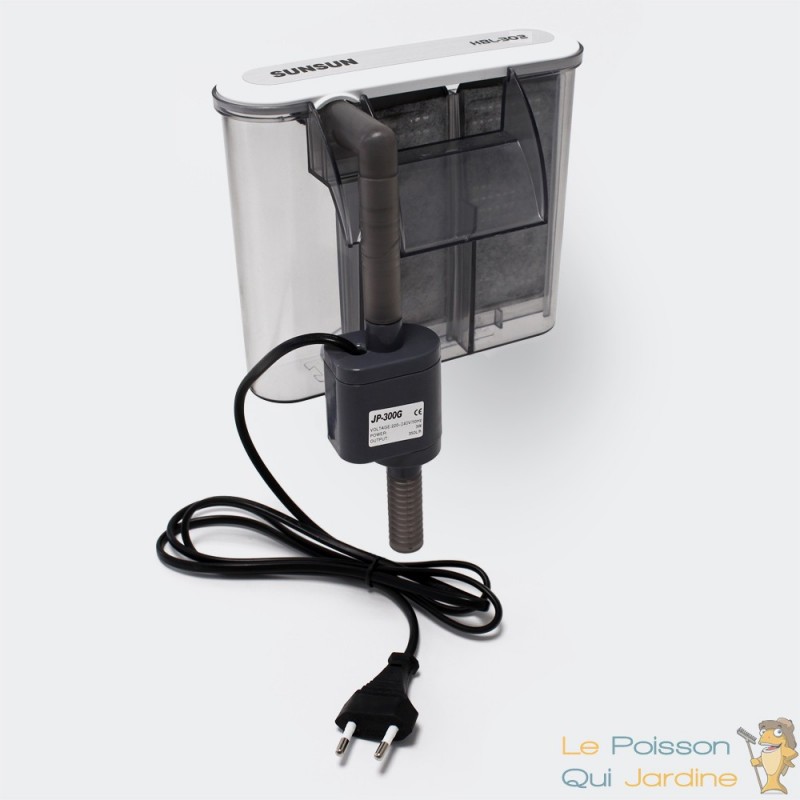 Vhbw filtre pour aquarium jusqu'à 60l, puissance jusqu'à 300l/h remplace  Hidom AP-600L