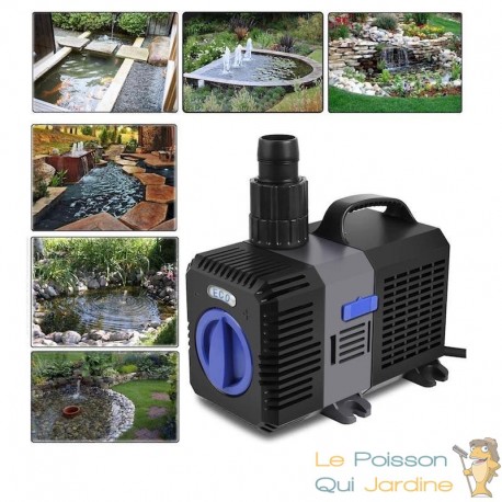 Pompe bassin de jardin HYPER ECO 4500 l/h 30W - Le Poisson Qui Jardine