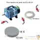 Set aération bassin de jardin 18 disques 8 cm de 25000 à 30000 litres