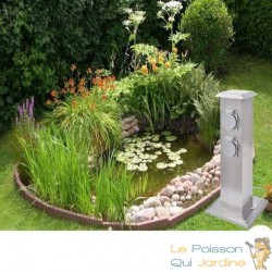 Multiprise Borne Inox 4 Prises Électriques Pour Jardin Et Extérieur