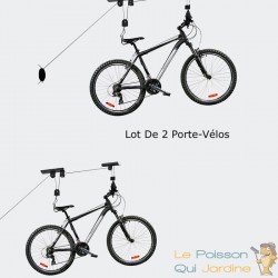 Porte-Vélos - Support de Rangement au Plafond - Capacité max : 20kg