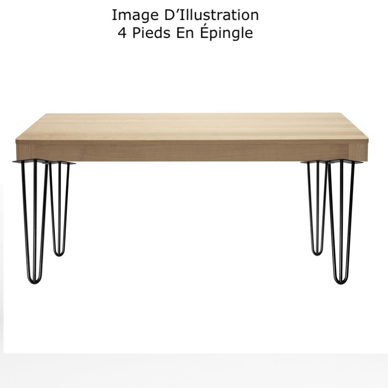 4 Pieds En Épingle, De 30 cm De Hauteur, Design Loft Et Industriel