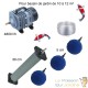 Set aération bassin de jardin 3 boules + 1 diffuseurs 30 cm de 10000 à 12000 litres