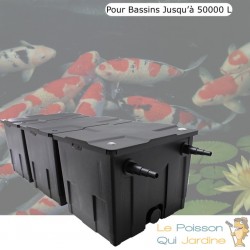 Filtre bassins de jardin et étangs jusqu'à 50000 litres
