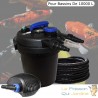 Kit Filtre Pression, 11W, Complet Pour Bassins De 10000 L, Pompe 6000 L/h