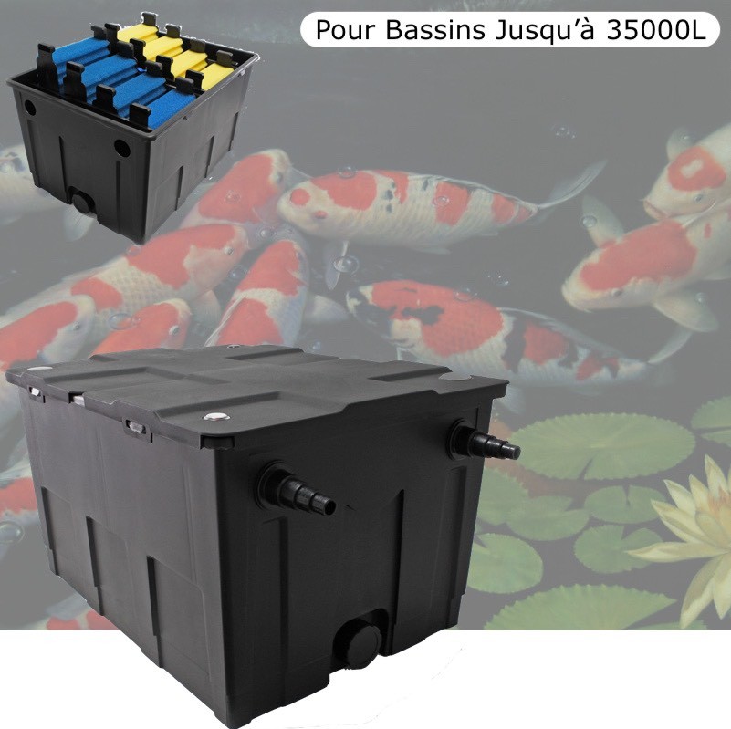 Filtre Bassins De Jardin Et Étangs jusqu'à 40000 Litres sans poissons