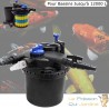 Filtre De Bassins De jardin, Sous Pression, UV 11W, Jusqu'à 12000 Litres