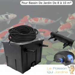 Kit De Filtration Complet Avec UV 36W Pour Bassin De Jardin : 8 à 10 m³