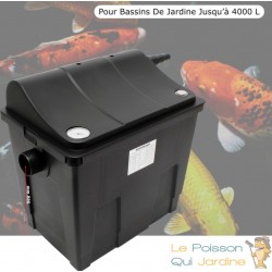 Filtre bassins de jardin et étangs jusqu'à 4000 litres avec poissons