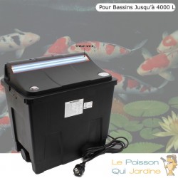 Filtre + UV 9W Pour Bassin De Jardin, Jusqu'à 4000 Litres