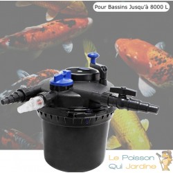 Filtre Pour Bassins De Jardin Sous Pression, UV 11W, Jusqu'à 8000 L