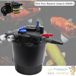 Filtre Bassins De Jardin Sous Pression, UV 36W, Jusqu'à 40000 Litres