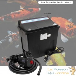 Kit De Filtration Avec UV 9W Pour Bassin De Jardin : 4 m³