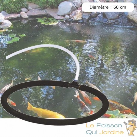 Diffuseur D'Air Poreux 60 cm Pour Bassins De Jardin + Tuyau - Le Poisson  Qui Jardine