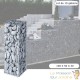 Lot De 10 Gabions En Métal Galvanisé, Robustes, Résistants, 100 x 50 x 30 cm