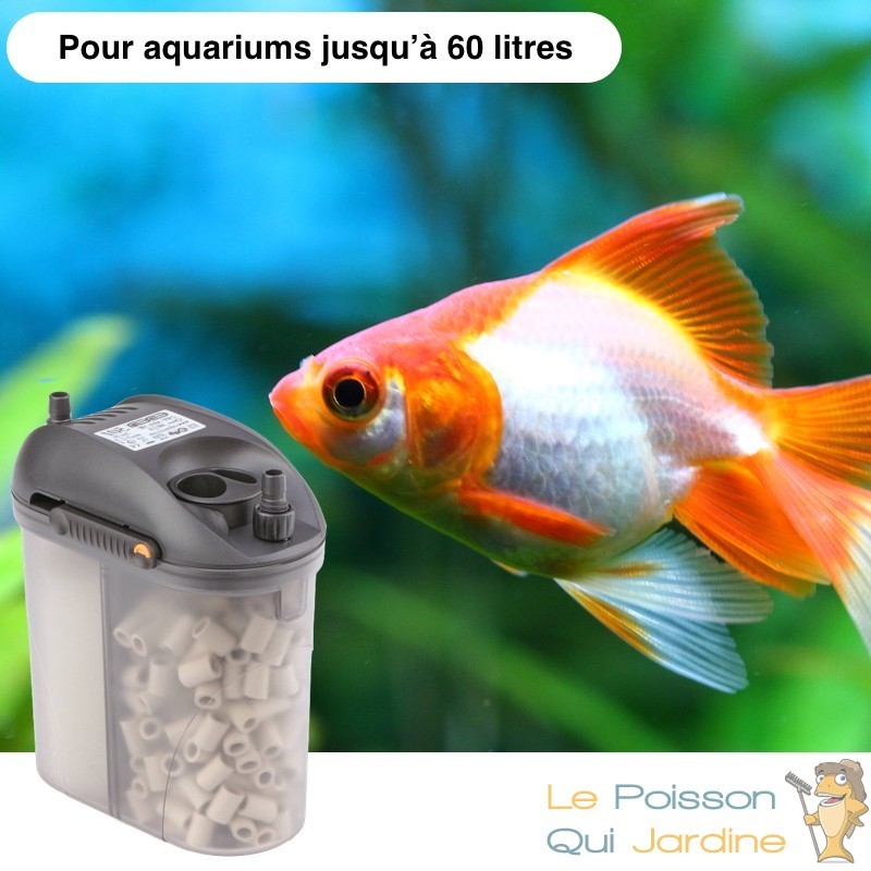 Filtre Extérieur Pour Aquariums De 60 Litres : 300 l/h EDEN 501