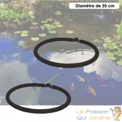 2 Diffuseurs D'Air Poreux 35 cm Pour Bassins De Jardin + Tuyau