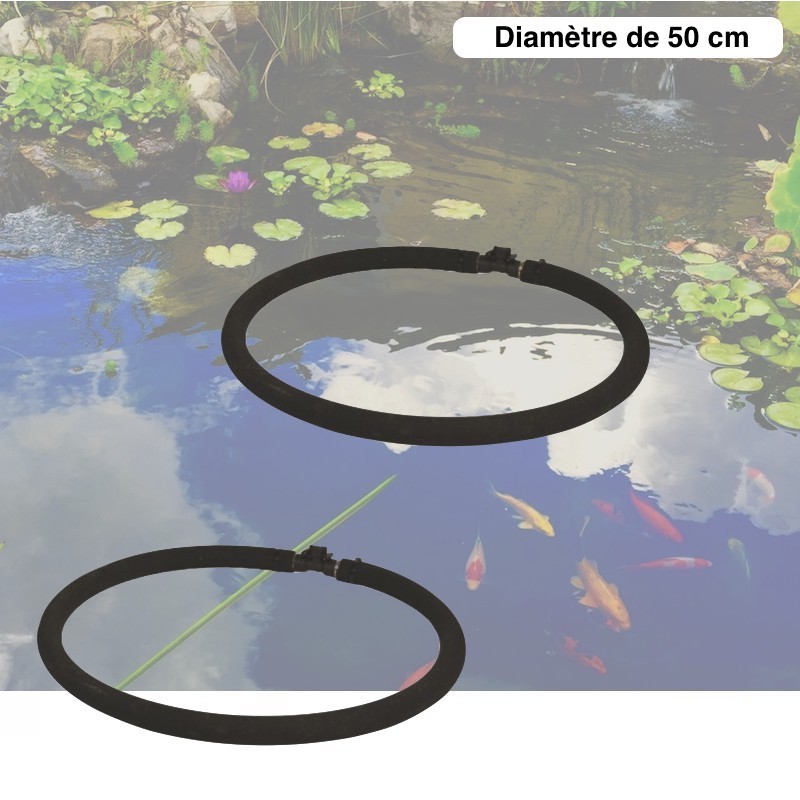 2 Diffuseurs D'Air Poreux 50 cm Pour Bassins De Jardin + Tuyau