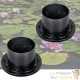 Lot de 2 connecteurs bâche - passe paroi PVC 110 mm pour bassin de jardin