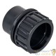 Lot de 2 : Passe paroi à visser PVC 63 mm pour bassin de jardin et étang