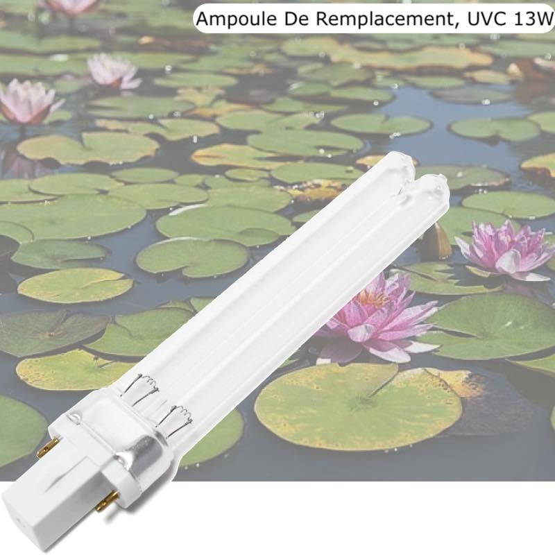 Ampoule UV 13W, Stérilisateur - Clarificateur Pour Aquarium, Bassin De Jardin