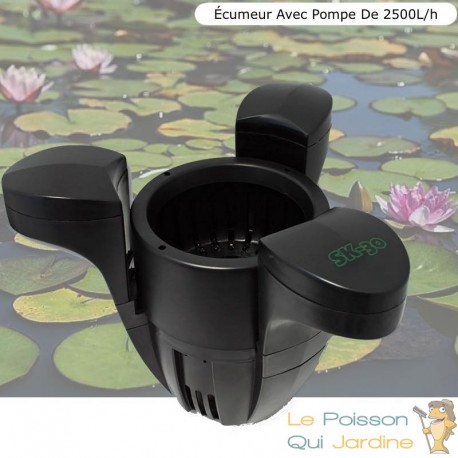 Écumeur Pour Bassins De Jardin Et Piscine Avec Pompe 2500 l/h