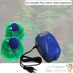 Pack Air 250, Pour Aérer Votre Aquarium, Jusqu'à 250 L, Kit Complet