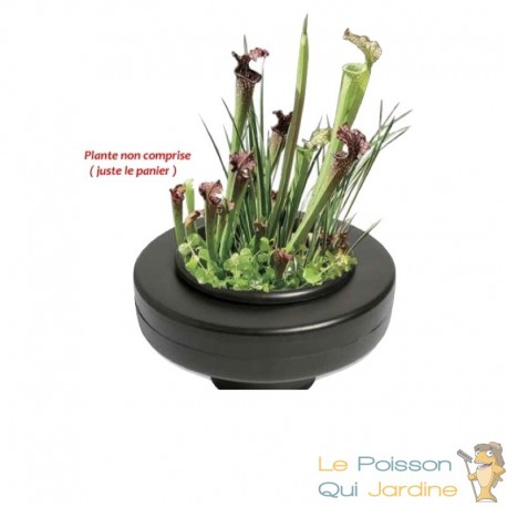 Panier flottant 22 cm de diamètre pour plantes de bassins de jardin et étangs