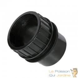 Passe paroi À VISSER PVC 63 mm pour bassin de jardin et étang