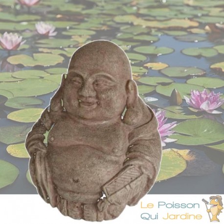 Bouddha Décoration De jardin, Bassin De Jardin ou décoration intérieure -  Le Poisson Qui Jardine